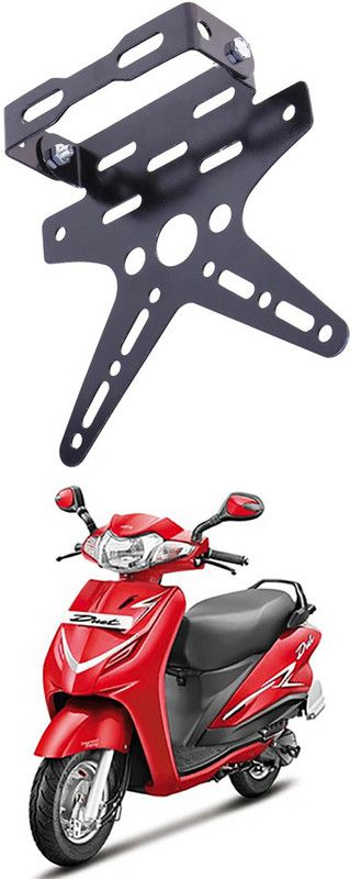 divis Bike License Number Plate Frame Holder Tail Tidy (Black) Bike Number Plate B-427 Bike Number Plate  (Aluminium 7 cm x 15 cm)
