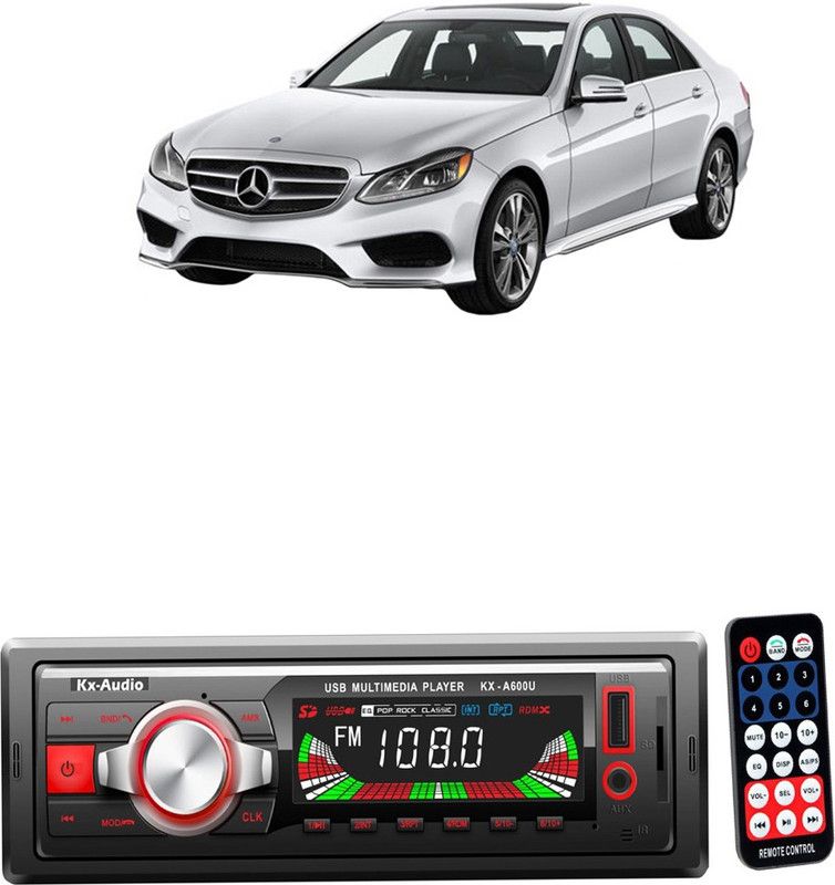 JBRIDERZ KX-A600U BLUETOOTH/USB/SD/AUX/FM/MP3 with Phone Caller Id Receiver B 383 Car Stereo  (Single Din)