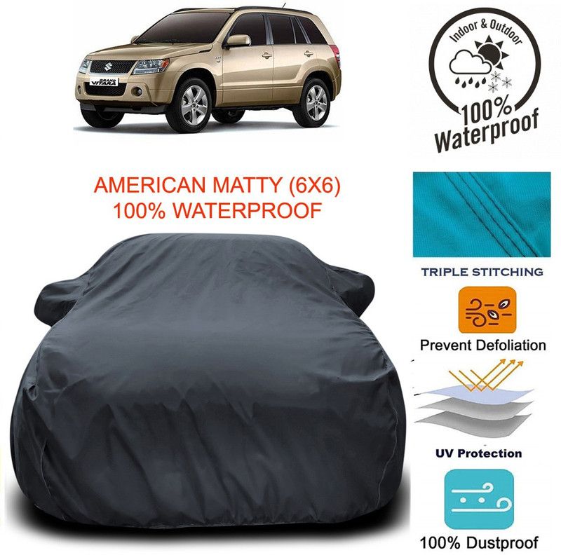 Dvis Car Cover For Maruti Suzuki Grand Vitara (With Mirror Pockets)  (Grey)