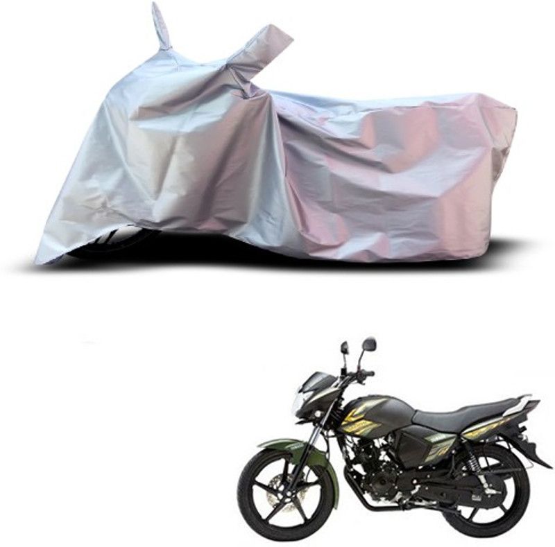 THE REAL ARV Waterproof Two Wheeler Cover for Yamaha  (Saluto, Silver)