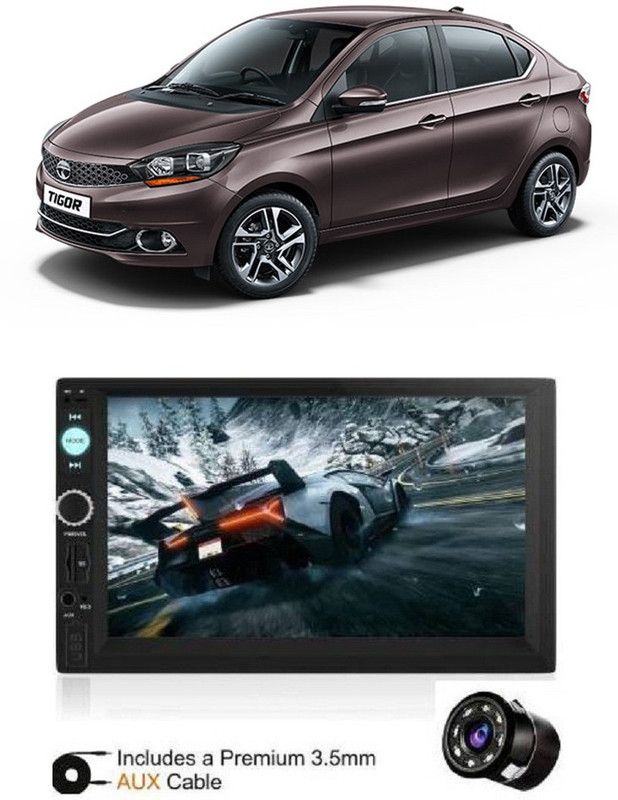 JBRIDERZ 7Inch HD DoubleDin TouchScreen with Rear View Camera Support With Camera B 556 Car Stereo  (Double Din)
