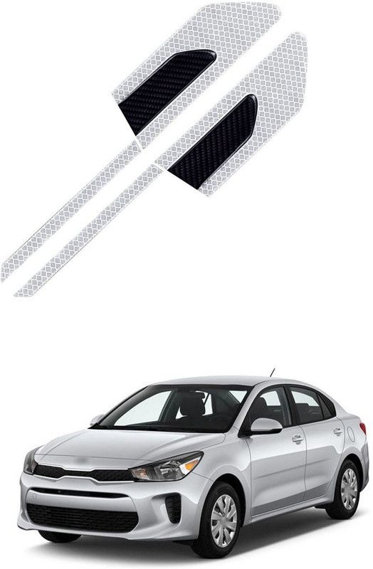 PROEDITION Plastic Car Bumper Guard  (Silver, Pack of 4, Hyundai, Universal For Car)