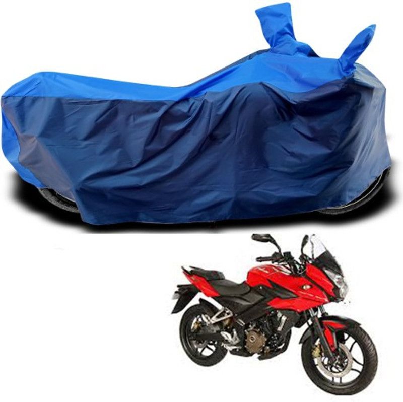 THE REAL ARV Waterproof Two Wheeler Cover for Bajaj  (Pulsar AS 150, Blue)