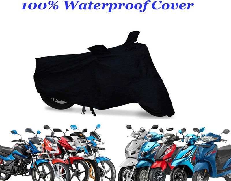 Mobidezire Waterproof Two Wheeler Cover for Vespa  (Vespa LX 125, Black)