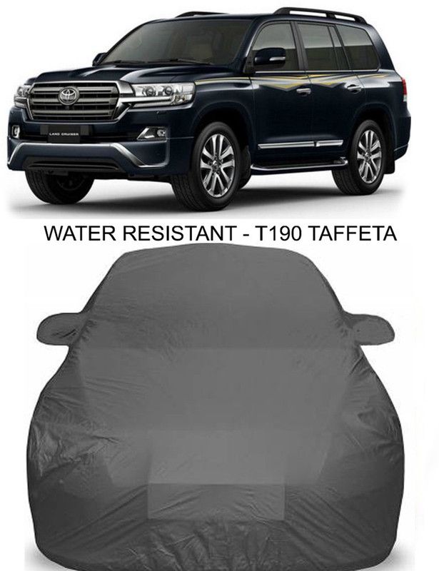 MoTRoX Car Cover For Toyota Land Cruiser (With Mirror Pockets)  (Grey)