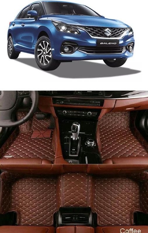 KH AUTOMOTIVE Microfibre 7D Mat For Maruti Suzuki Baleno  (Steel)