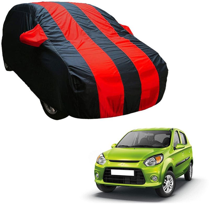 SS Zeeber Car Cover For Maruti Alto 800 CNG LX (With Mirror Pockets)  (Blue, Red, For 2016, 2017, 2018, 2019 Models)