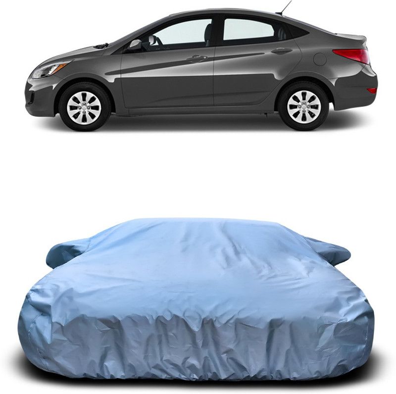 Ascension Car Cover For Hyundai Accent (With Mirror Pockets)  (Silver)
