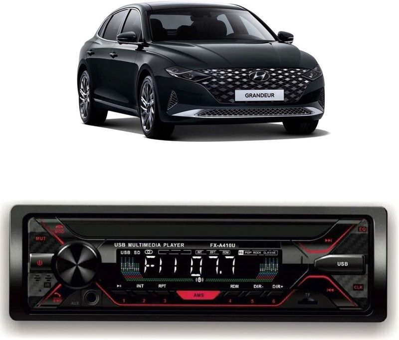 Purpleheart Car Stereo FX- A100U Car Stereo with Bluetooth, USB, SD Card , Aux P-185 Car Stereo  (Single Din)
