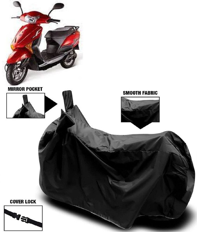 AutoFave Two Wheeler Cover for BSA Motors  (Smile, Black)