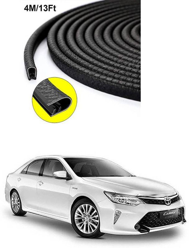 APICAL Plastic, Carbon Steel Car Door Guard  (Black, Pack of 1, Toyota, Camry)