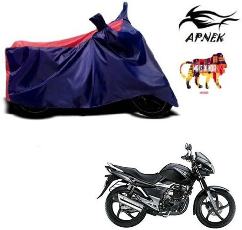 THE REAL ARV Waterproof Two Wheeler Cover for Bajaj  (Platina 100 DTS-i, Red, Blue)