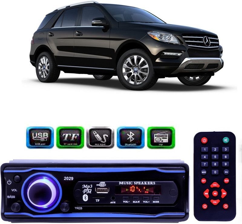 Genipap STEREO-999 BLUETOOTH/USB/SD/AUX/FM/MP3 (BLUE & Black)-403 Car Stereo  (Single Din)