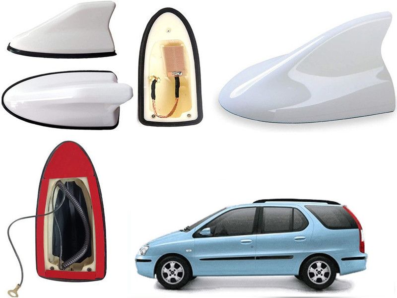 Automotive Prist Car Shark Fin Antenna Cover TATA INDIGO MARINA Car Shark Fin Antenna Cover TATA INDIGO MARINA Whip Vehicle Antenna