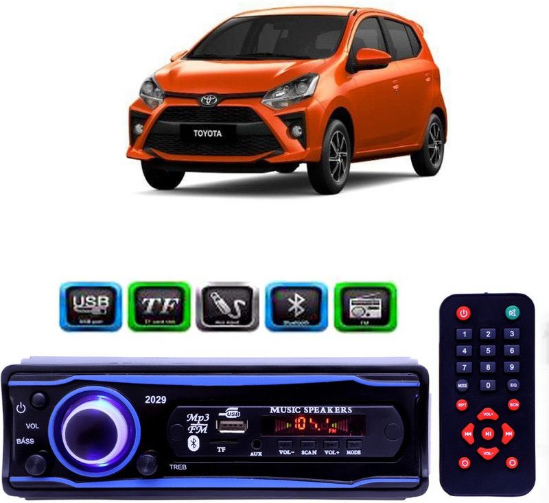 Genipap STEREO-999 BLUETOOTH/USB/SD/AUX/FM/MP3 (BLUE & Black)-601 Car Stereo  (Single Din)