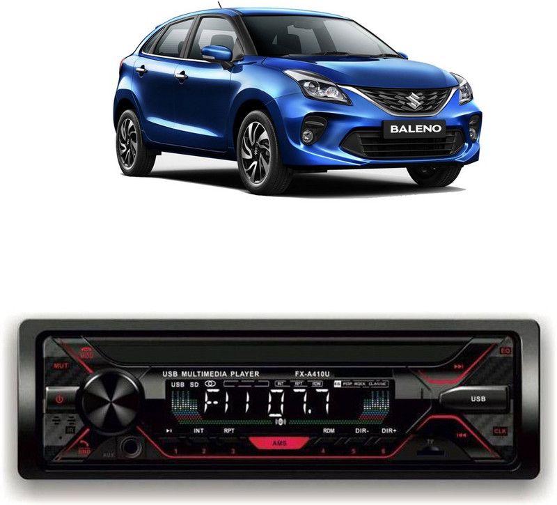 Bluedrum Car Stereo FX- A100U Car Stereo with Bluetooth, USB, SDCard , Aux B-315 Car Stereo  (Single Din)