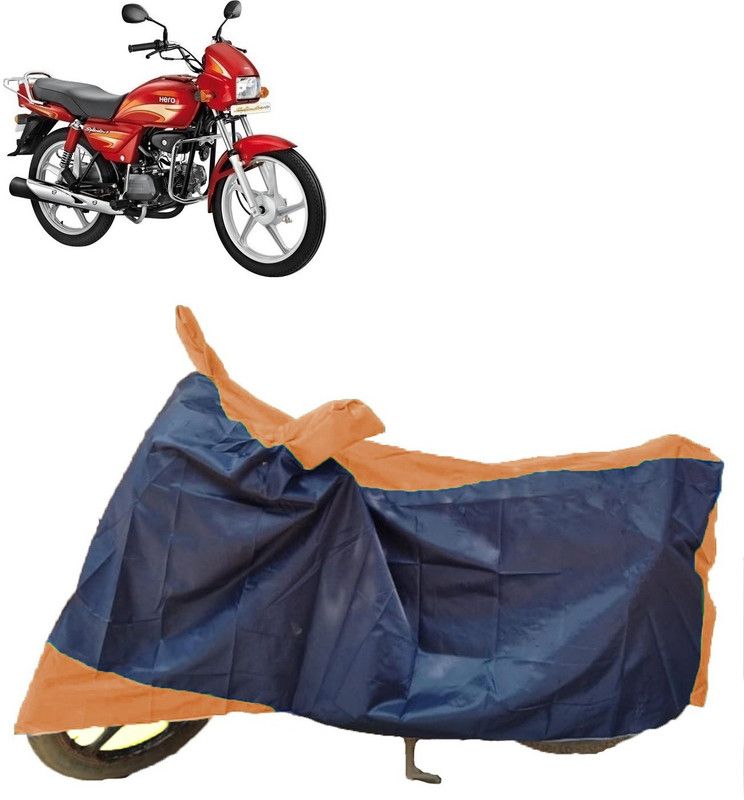 DIGGU Two Wheeler Cover for Hero  (Splendor Plus, Multicolor)