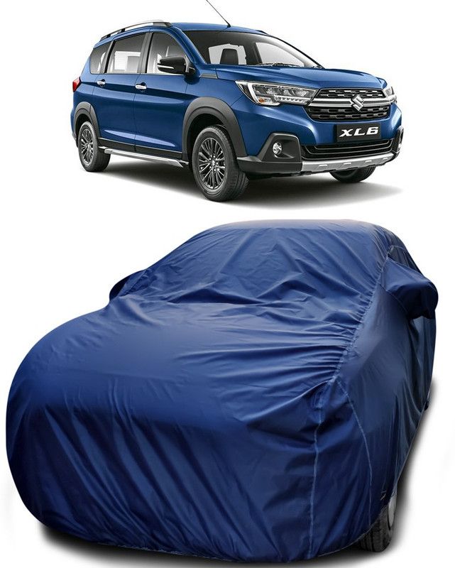 Dvis Car Cover For Maruti Suzuki XL6 (With Mirror Pockets)  (Blue)
