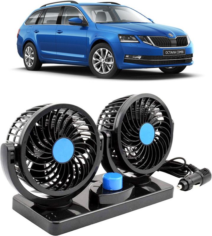 Amulite Car Fan 12V 360 Head 2 Speed Quiet Strong for All Auto Vehicles-Evl-429 Car Interior Fan  (12 V)