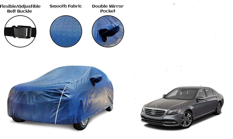 Auto Oprema Car Cover For Mercedes Benz C-Class C200 (With Mirror Pockets)  (Blue)