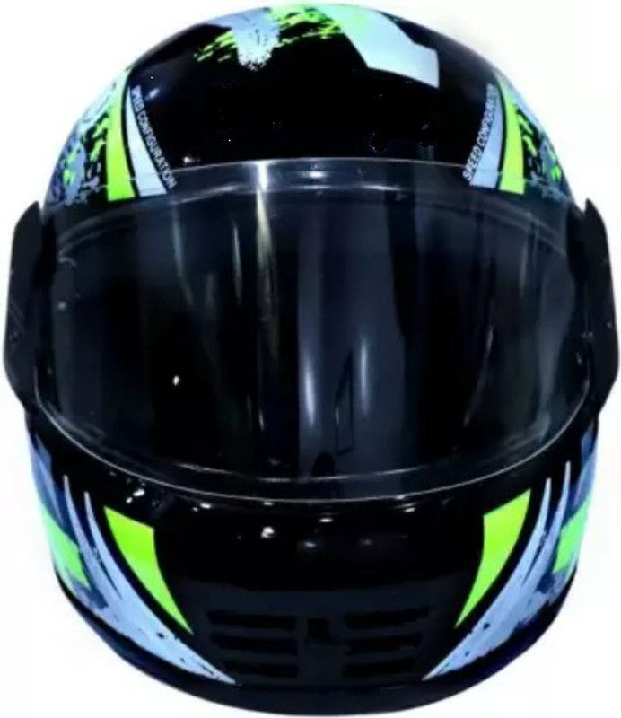 GAYU SPORTS UNISEX HELMET (ISI APPROVED) green Motorsports Helmet  (Green)