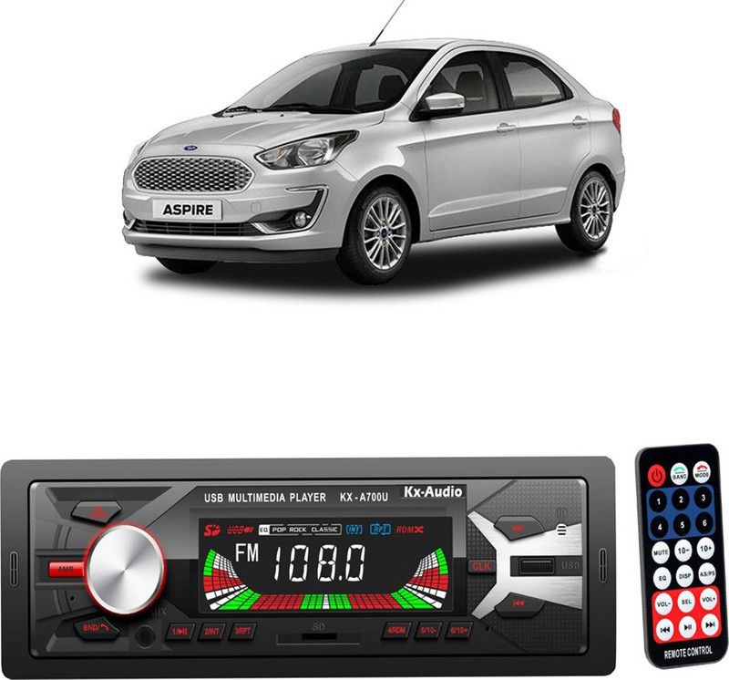 JBRIDERZ KX-A700U BLUETOOTH/USB/SD/AUX/FM/MP3 with Phone Caller Id Receiver B 124 Car Stereo  (Single Din)