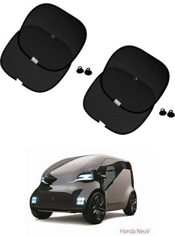 FKOK Side Window Sun Shade For Honda Universal For Car  (Black)