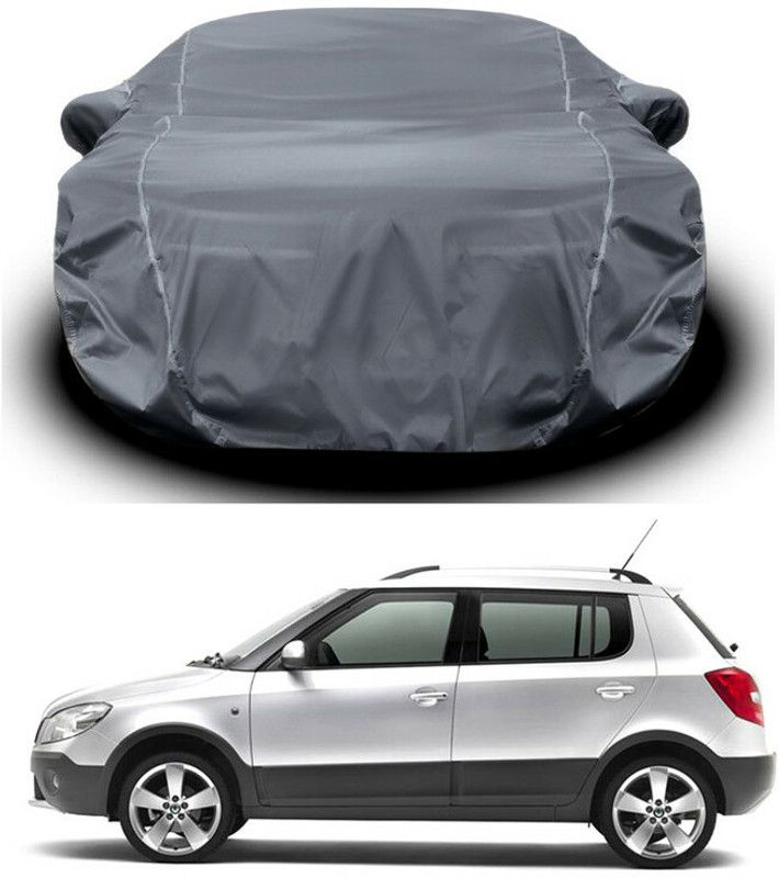 Ascension Car Cover For Skoda Fabia Scout (With Mirror Pockets)  (Grey)