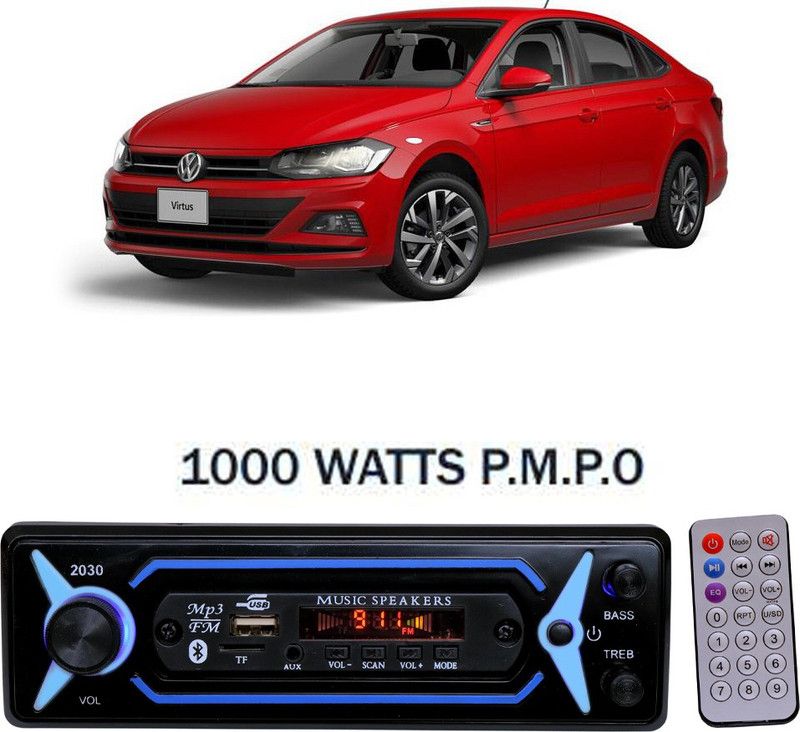 JBRIDERZ P-2030 Blue BLUETOOTH/USB/SD/AUX/FM/MP3 Car Stereo ( Single Din) G-619 Car Stereo  (Single Din)