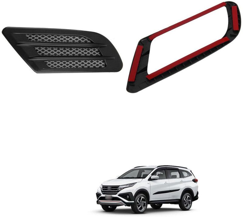 PECUNIA Car Hood Vent Exterior Side Scoop Hood Cover,Exterior Hood Air Vent Trim 504 Matte Toyota Universal For Car Side Garnish