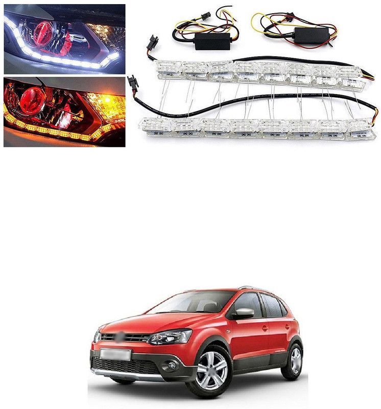 PECUNIA Car LED Strip Interior Ambient Lighting Daytime Running Light X511 Headlight Car LED (12 V, 12 W)  (Universal For Car, Universal For Car, Pack of 2)