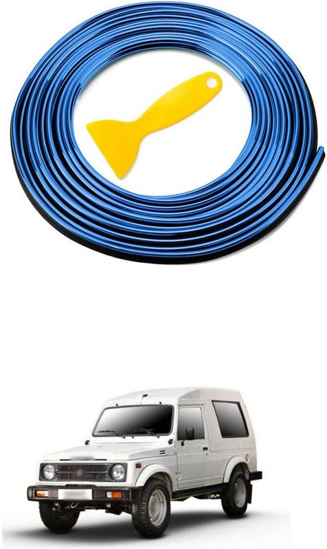 PRTEK Plastic Car Door Guard  (Blue, Pack of 1, Maruti, Gypsy)