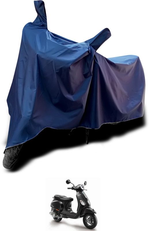 GOSHIV-car and bike accessories Waterproof Two Wheeler Cover for Vespa  (Blue)