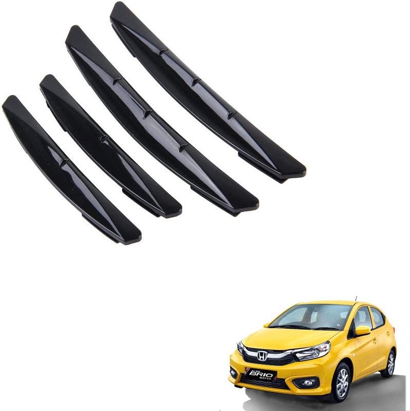 SEMAPHORE Plastic Car Door Guard  (Black, Pack of 4, Honda, Brio)