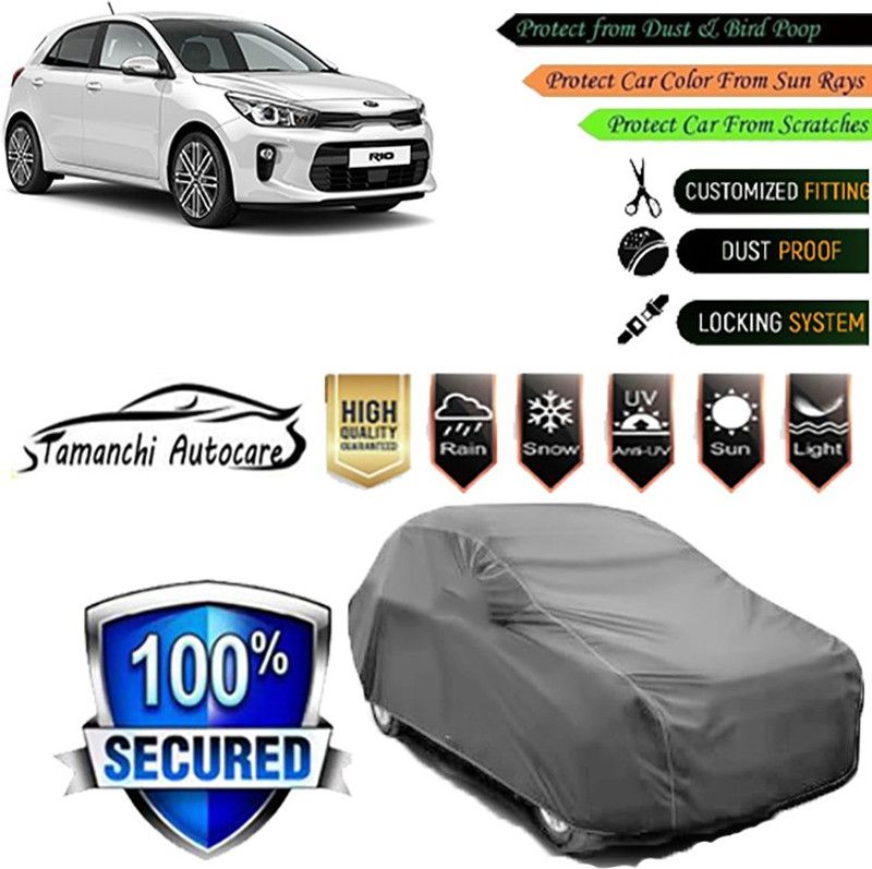 Tamanchi Autocare Car Cover For Kia Rio  (Grey)