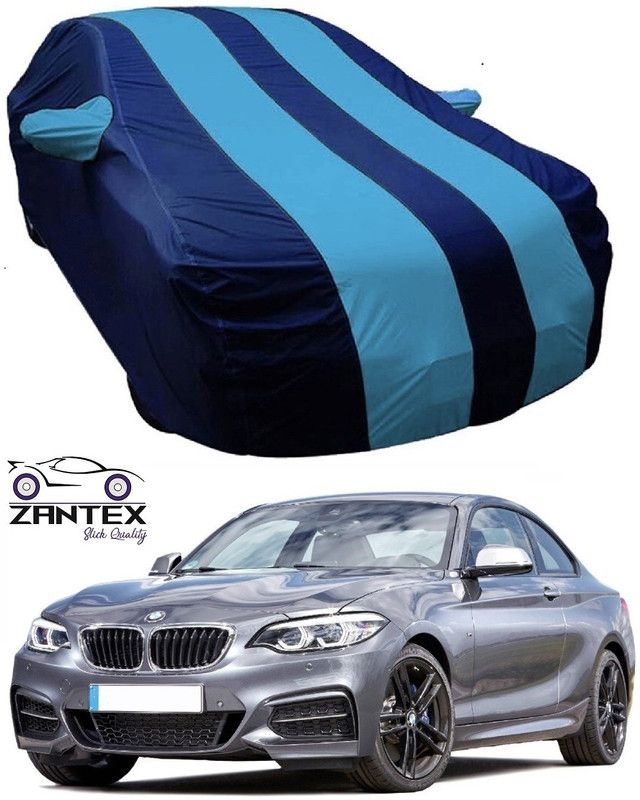 ZANTEX Car Cover For BMW 2 Series (With Mirror Pockets)  (Blue)