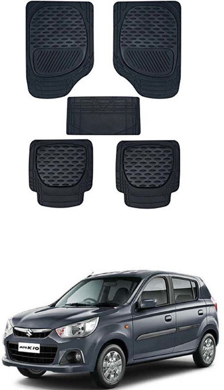 RONISH PVC Standard Mat For Maruti Suzuki Alto K10  (Black)