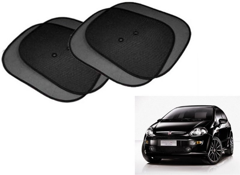 MOCKHE Side Window Sun Shade For Fiat Punto Evo  (Black)