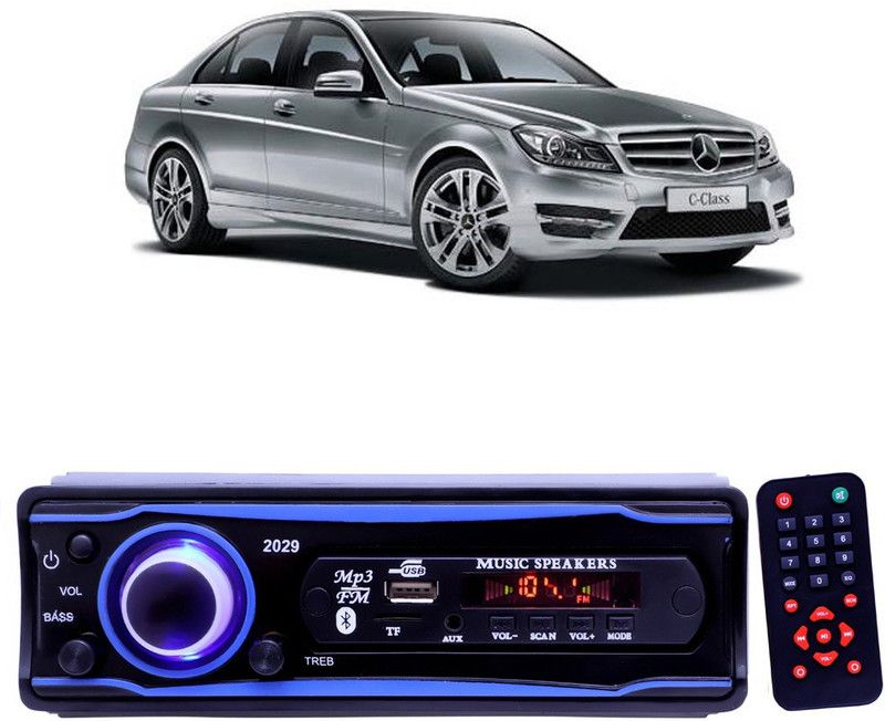 YUNEIK Blue Stereo-999 BLUETOOTH/USB/SD/AUX/FM/MP3 (BLUE & Black)Y-372 Car Stereo  (Single Din)