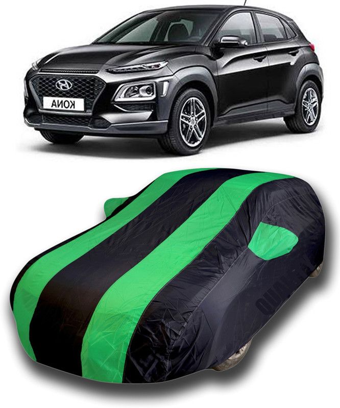 SanginiSang Car Cover For Hyundai Kona Electric (With Mirror Pockets)  (Green)