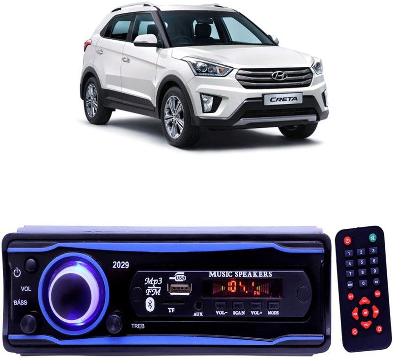 Bluedrum Blue 2029 USB/AUX/SD/BLUETOOTH/FM/MP3 BOOM MASTER STANDARD- B 174 Car Stereo  (Single Din)