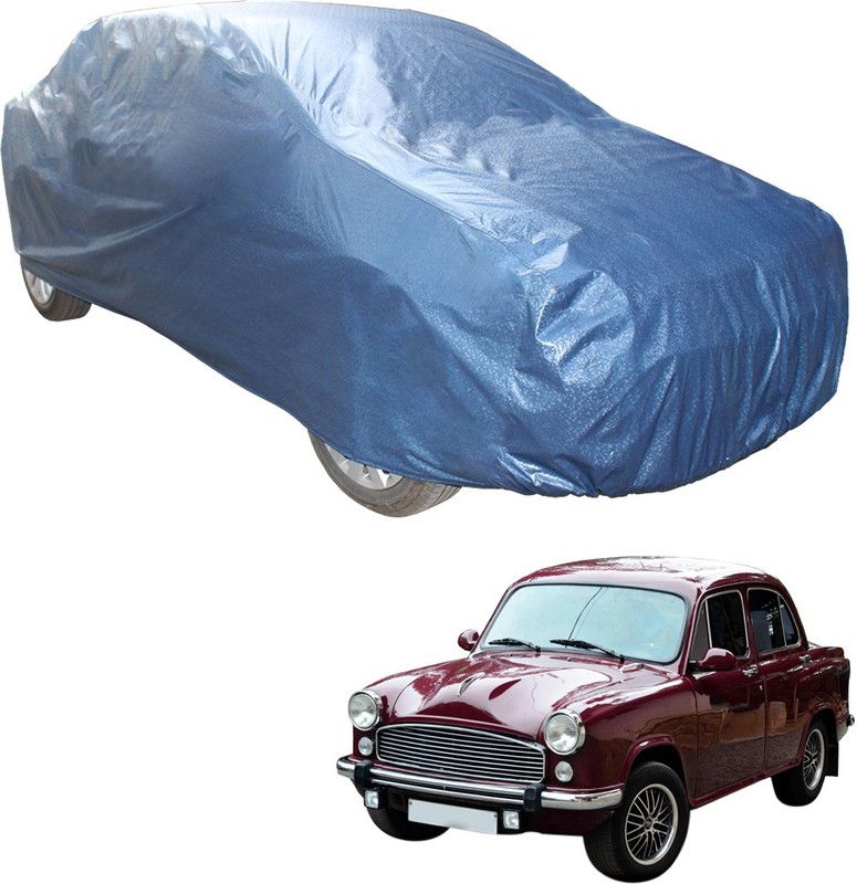 SS Zeeber Car Cover For HM Ambassador (Without Mirror Pockets)  (Blue)