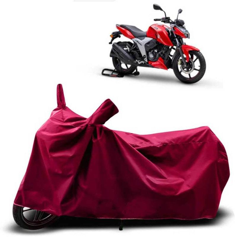 Aamaya Store Two Wheeler Cover for Bajaj  (Platina 125, Maroon)