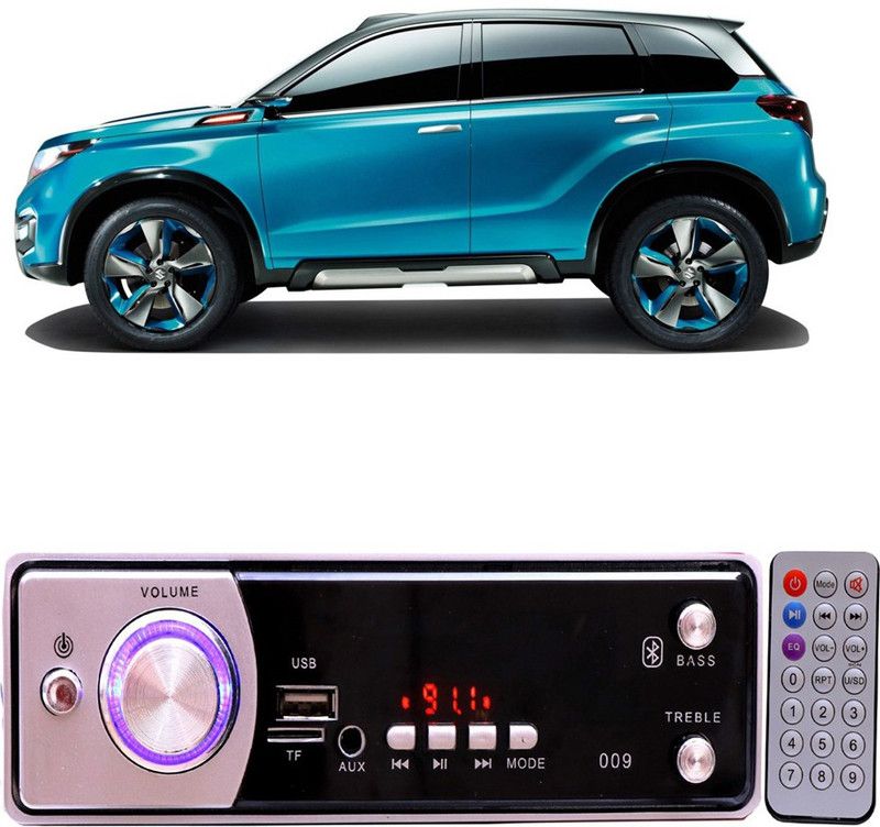 Purpleheart Silver009 BLUETOOTH/USB/SD/AUX/FM/MP3 Car Stereo ( Single Din) P-347 Car Stereo  (Single Din)