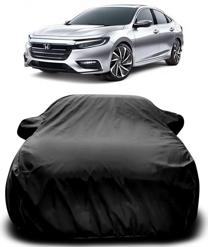 THE REAL ARV Car Cover For Honda City Facelift (With Mirror Pockets)  (Black)