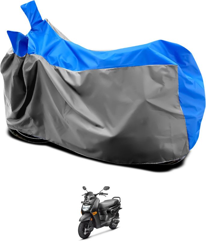 GOSHIV-car and bike accessories Waterproof Two Wheeler Cover for Honda  (CLIQ, Grey, Blue)