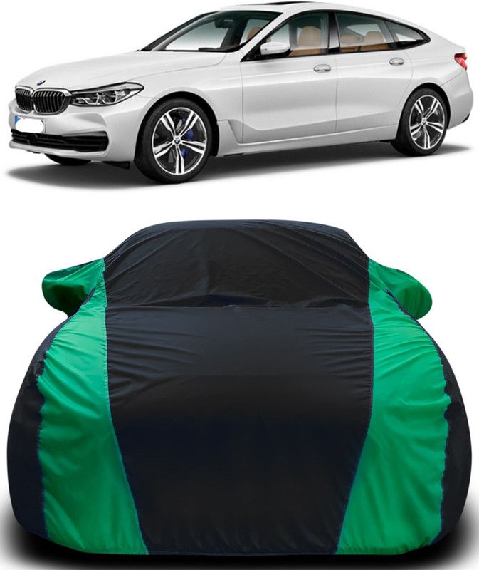 Genipap Car Cover For BMW 6 Series GT (With Mirror Pockets)  (Black, Green)