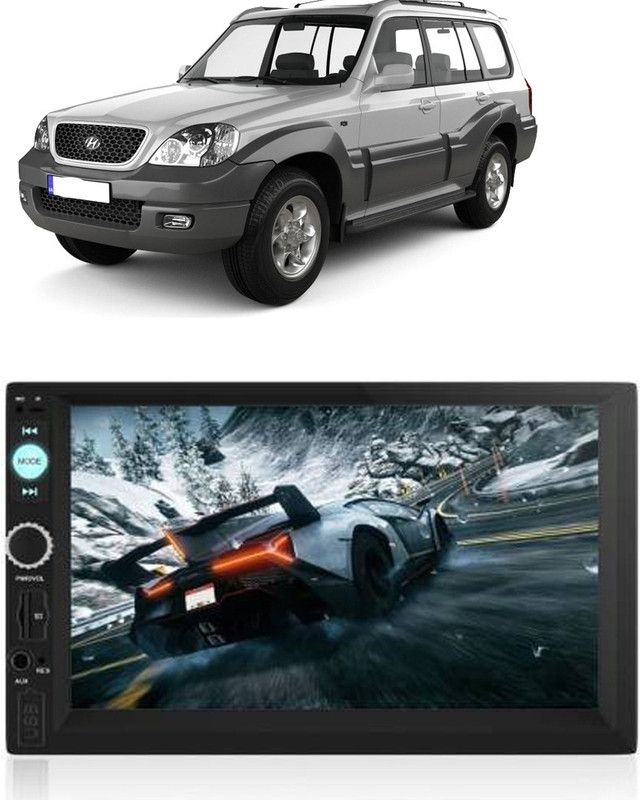 JBRIDERZ 7Inch DoubleDin TouchScreen with Rear View Camera Support Without Camera G 202 Car Stereo  (Double Din)