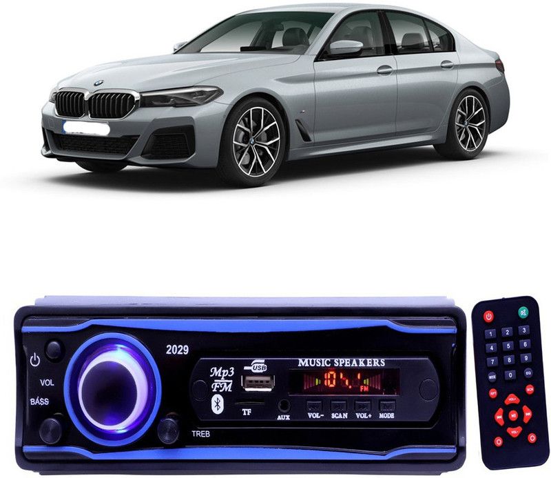 JBRIDERZ Blue 2029 USB/AUX/SD/BLUETOOTH/FM/MP3 BOOM MASTER STANDARD- G 54 Car Stereo  (Single Din)