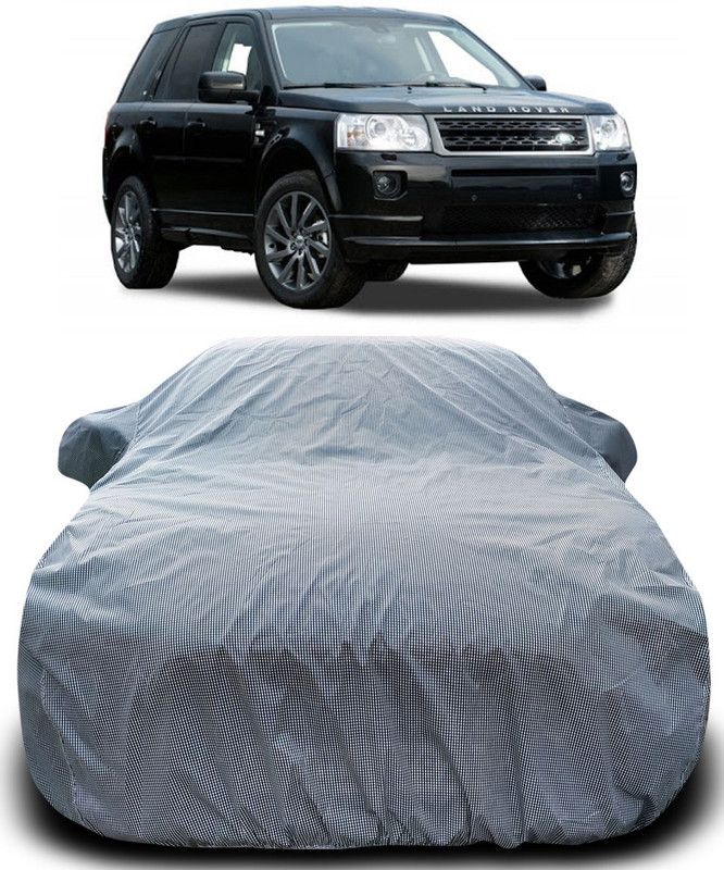 Genipap Car Cover For Land Rover Freelander (With Mirror Pockets)  (Black, White)